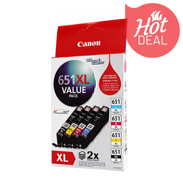 Genuine-Canon-CLI651XL-Value-Pack-High-Yield-Ink-Cartridge-CLI651XLVP