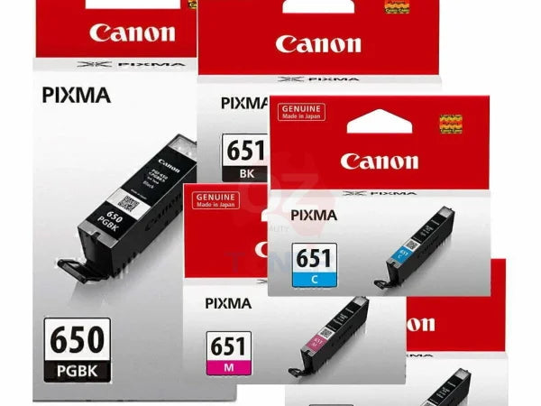 *Sale!* Genuine Canon Pgi650/Cli651 5X Ink Cartridge Value Pack Pgi650Bk Cli651Bk Cli651C Cli651M