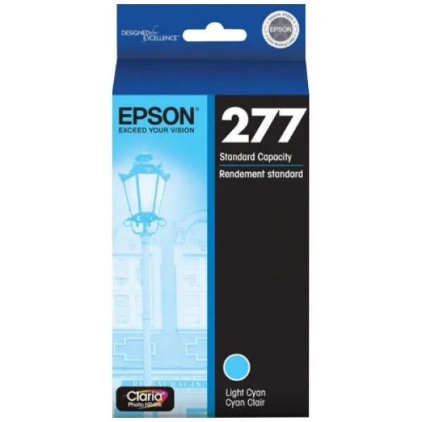 Epson Genuine #277 Light Cyan Ink Cartridge For Xp850/xp860/xp960 [C13T277592] -