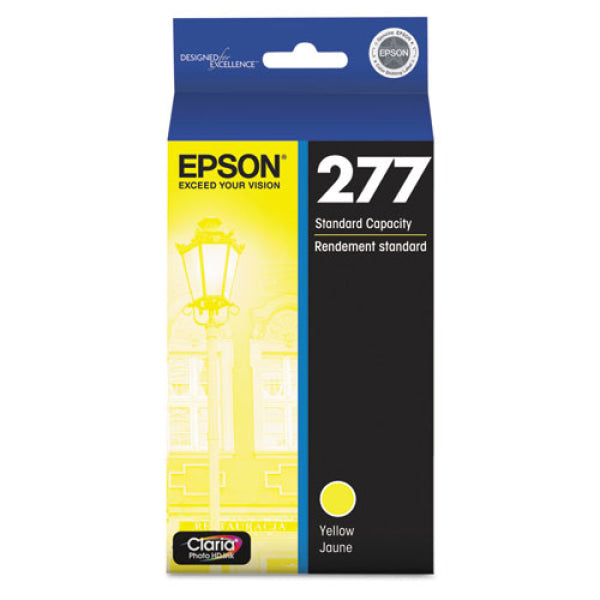 Epson Genuine #277 Yellow Standard Yield Ink Cartridge For Xp950/xp960/xp970 [C13T277492] -