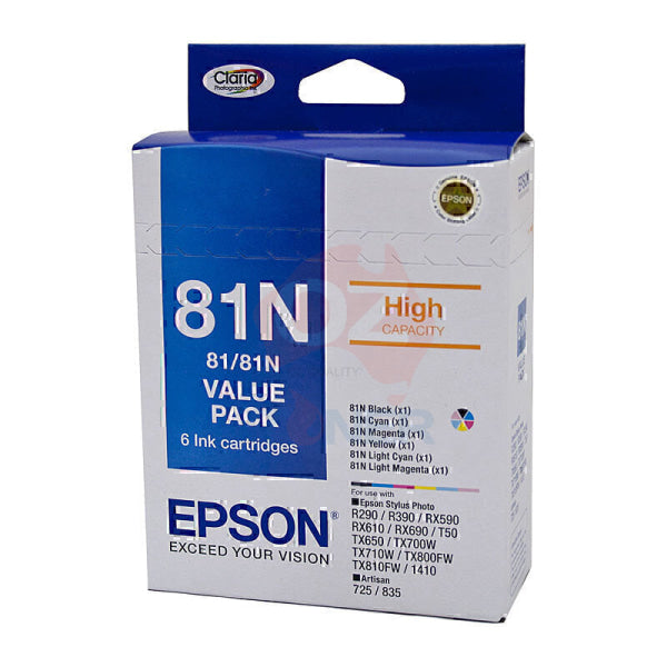 Epson 81N HY Ink Value Pack C13T111792