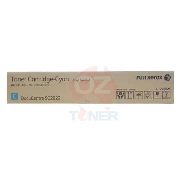 Fuji Xerox Genuine Ct203025 Cyan Toner Cartridge For Docucentre Sc2022 (14.4K) -