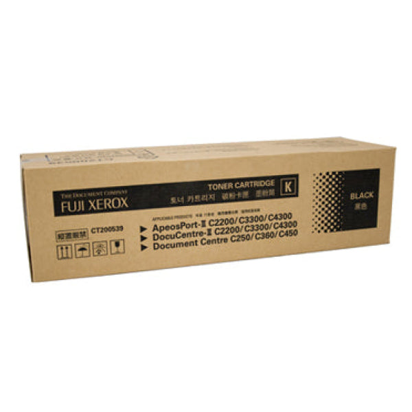 1 X Genuine Fuji Xerox Docucentre C250 C360 C450 Black Toner Cartridge Ct200539 -