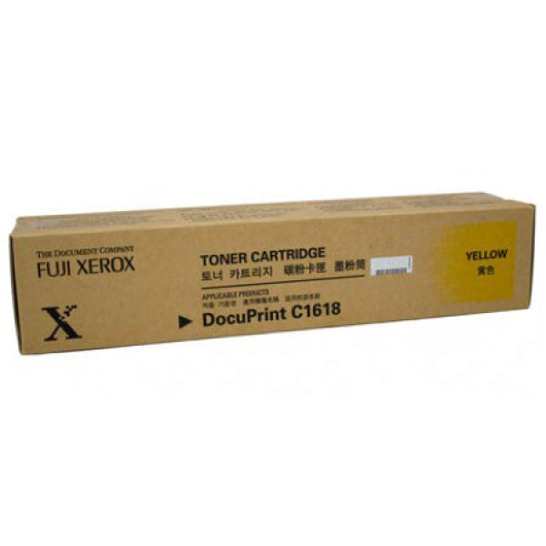 *Sale!* Genuine Fuji Xerox Docuprint C1618 Yellow Toner Cartridge Dpc1618 6K [Ct200229] -