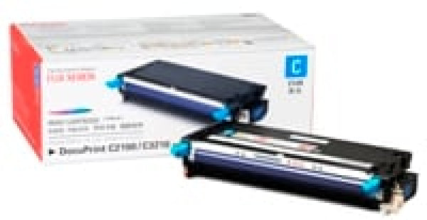 1 X Genuine Fuji Xerox Docuprint C2100 C3210 Cyan Toner Cartridge Ct350486 -