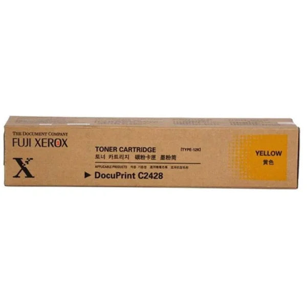 *Sale!* Genuine Fuji Xerox Docuprint C2428 Yellow Toner Cartridge High Yield 12K [Ct200385] -