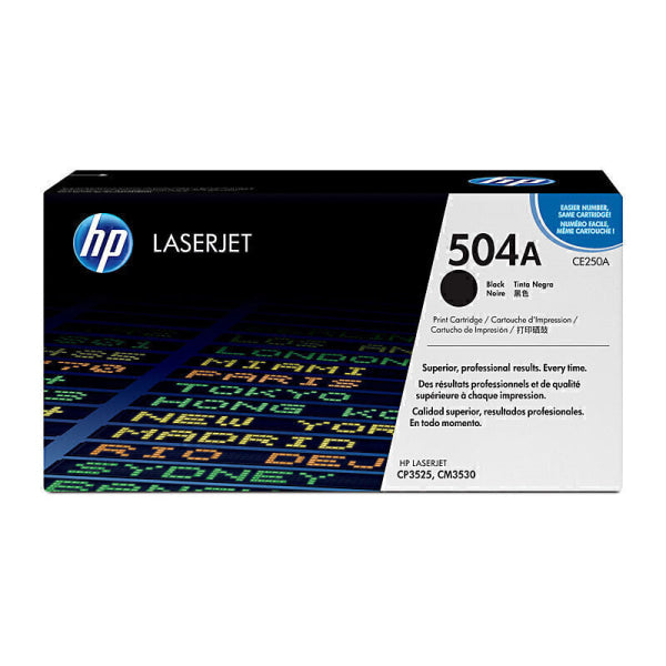 HP #504A Black Toner CE250A CE250A