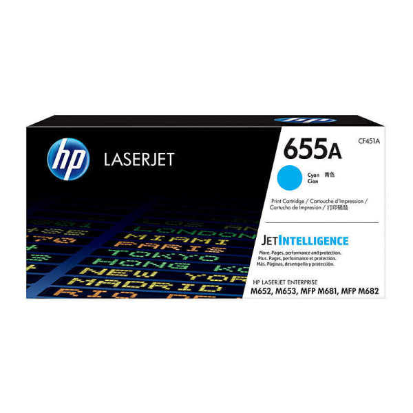HP #655A Cyan Toner CF451A CF451A