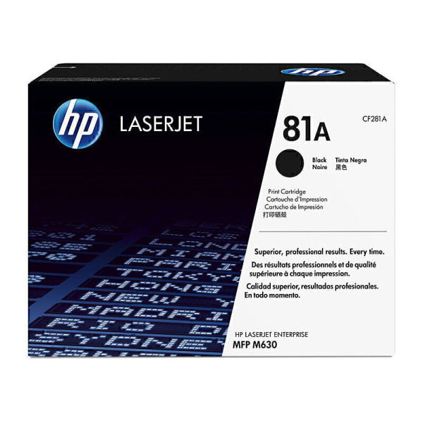 HP #81A Black Toner CF281A CF281A