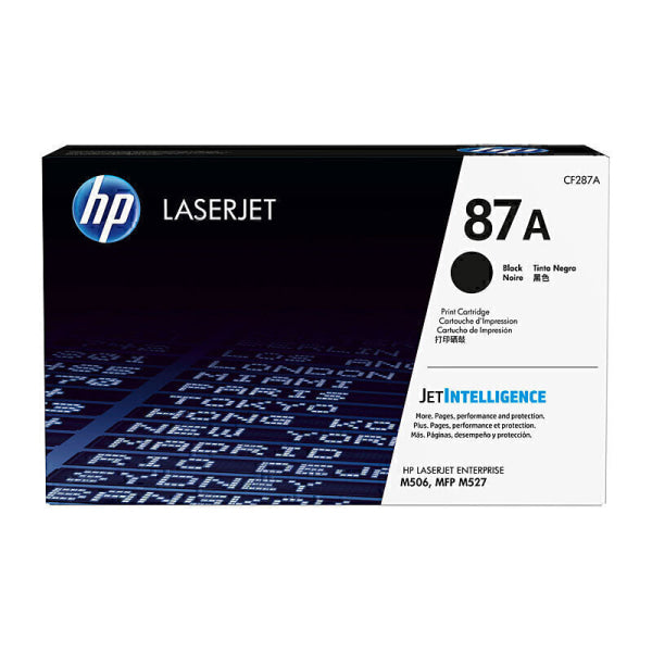 HP #87A Black Toner CF287A CF287A