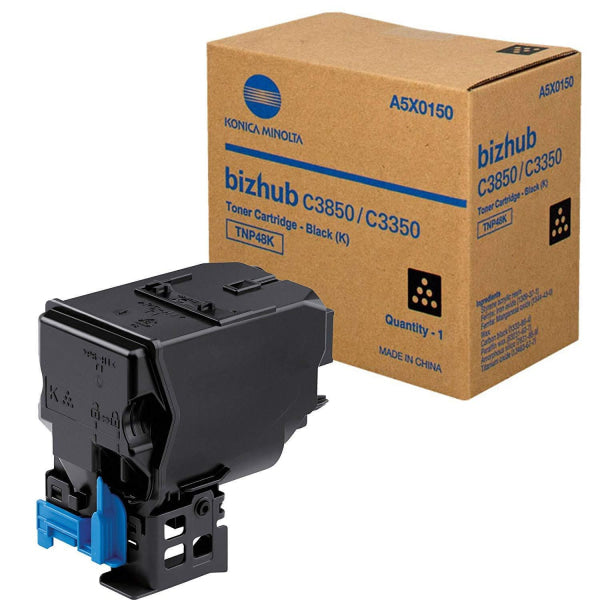 *Sale!* Genuine Konica Minolta Bizhub C3350 C3850 Cyan Toner Cartridge Tnp48C [A5X0490] -