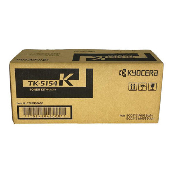 *Sale!* Genuine Kyocera Tk-5154 Black Toner Kit For M6535/P6035Cdn (12K) [Tk5154K] Cartridge -