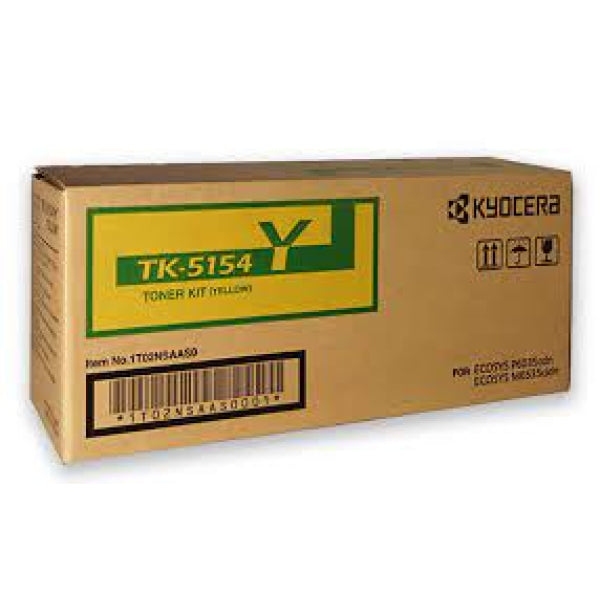 *Sale!* Genuine Kyocera Tk-5154 Yellow Toner Kit For M6535/P6035Cdn (10K) [Tk5154Y] Cartridge -
