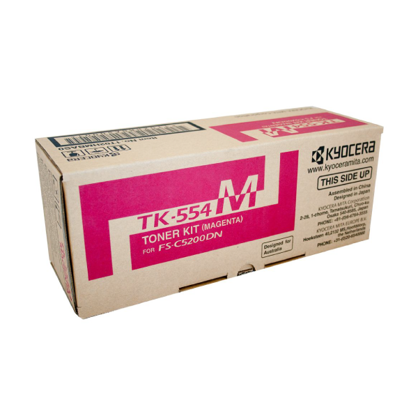 MAGENTA TONER KIT FS-C5200DN 6K PAGES TK-554M