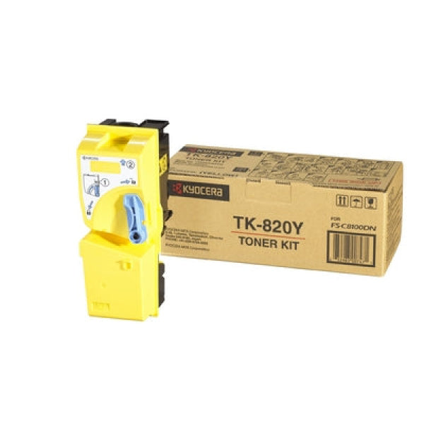 YELLOW TONER FOR FS-C8100DN TK-820Y