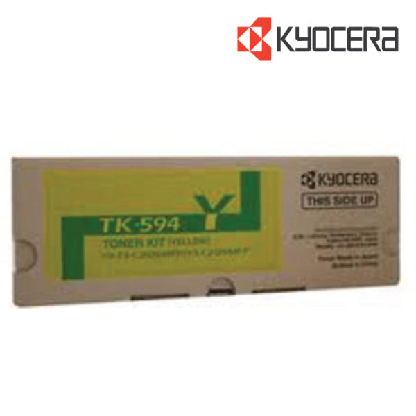 *Sale!* Genuine Kyocera Tk594 Yellow Toner Cartridge For Fsc2026/C2126/C2526/C5250Dn/M6026 5K