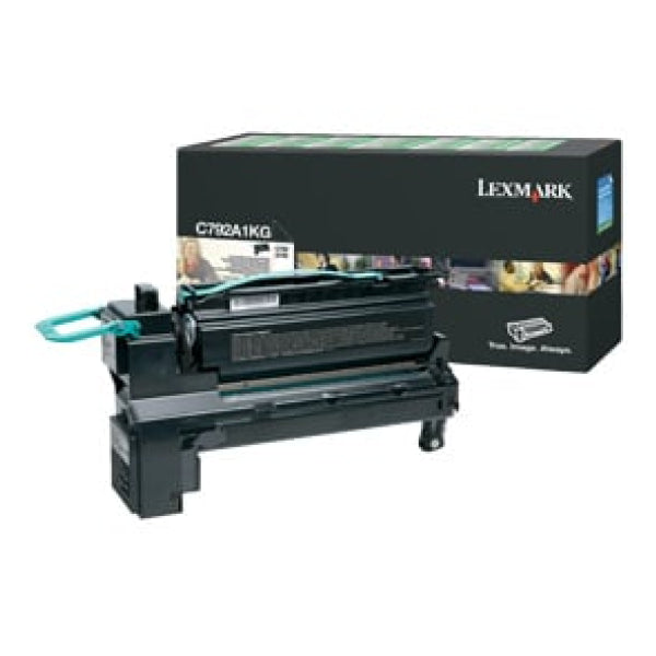 1 X Genuine Lexmark C792 X792 Black Toner Cartridge Return Program -