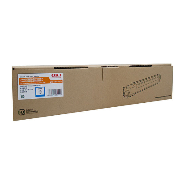 Oki C9600 Cyan Toner 42918919