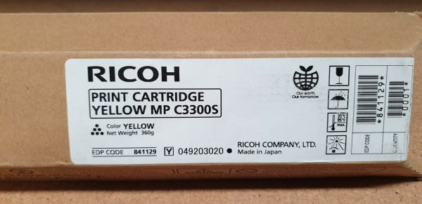 *Sale!* Genuine Ricoh Aficio Mp-C2800 Mp-C3300 Yellow Toner Cartridge Type-C3300Sy 15K [841129] -