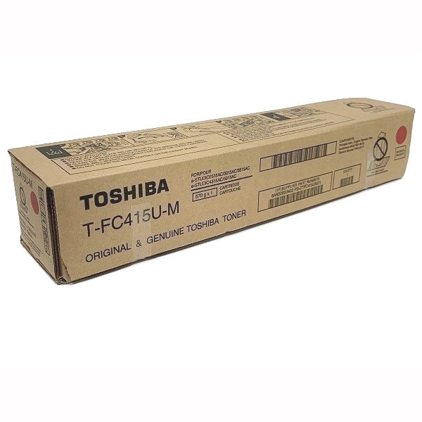 1 X Genuine Toshiba E-Studio 2515Ac 3015Ac 3515Ac 4515Ac 5015Ac Magenta Toner Cartridge Tfc415Pm -