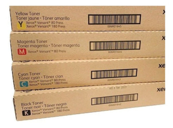 *Sale!* Genuine Xerox Ct202292+Ct202293+Ct202294+Ct202295 Cmyk Toner Set For Versant 80/180 Press