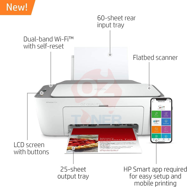 Hp Deskjet 2720E All-In-One Mfp Wi-Fi Printer+Airprint