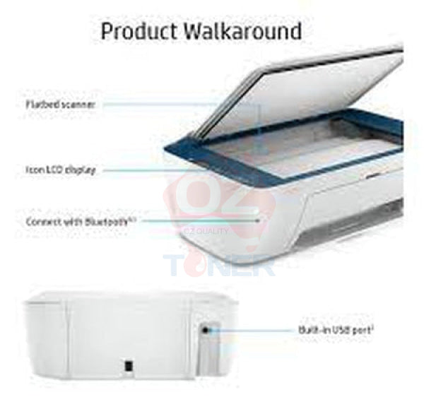 Hp Deskjet 2722 All-In-One Mfp Wi-Fi Printer+Airprint #67 Ink Set Dj2722 [297X0A] Inkjet Printer