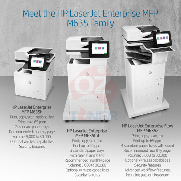 *Sale!* Hp Laserjet Enterprise Flow A4 Mono Laser Multifunction Printer M635Z [7Ps99A] Multi