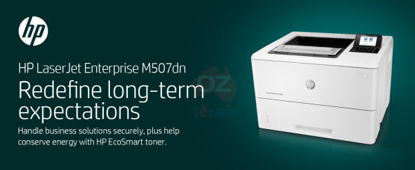 Hp Laserjet Enterprise M507Dn A4 Mono Laser Network Printer+Duplexer 45Ppm [1Pv87A] Printer Single