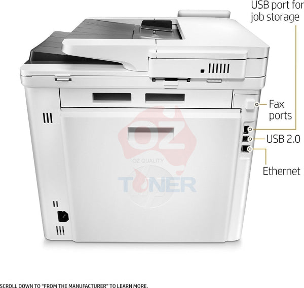 *Sale!* Hp Laserjet Pro M283Fdn A4 Color Laser Multifunction Printer+Duplex [7Kw74A] Printer Colour