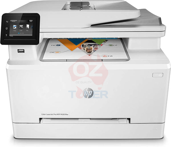 *Sale!* Hp Laserjet Pro M283Fdw 4-In-1 Wireless Color Laser Printer+Duplex+Fax+Adf [7Kw75A] Printer