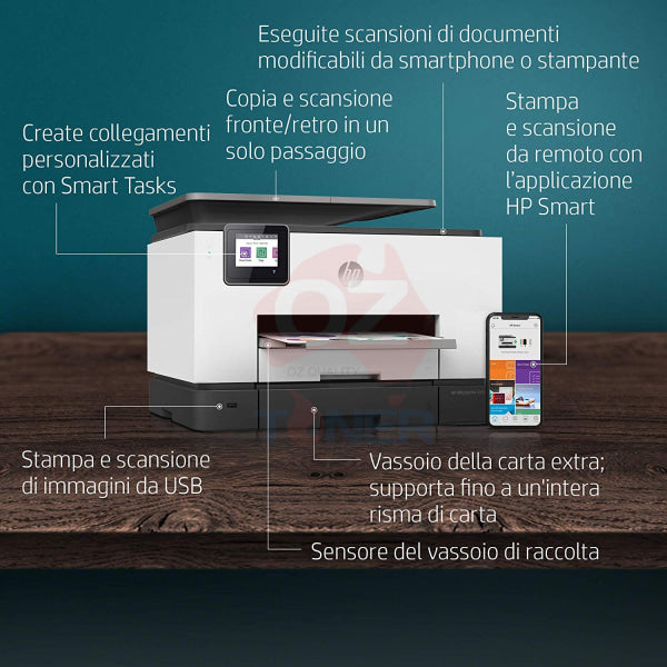 Hp Officejet Pro 9020E All-In-One Printer+Wi-Fi+Adf+Fax #965 Ink 24Ppm [226Y2D] Inkjet Printer