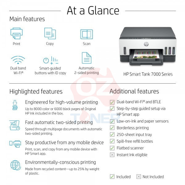 *Sale!* Hp Smart Tank 7005 All-In-One Multi-Function Ink Printer+Wi-Fi