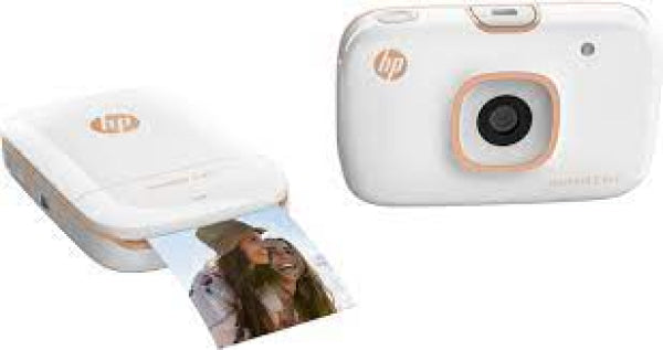 *Sale!* Hp Sprocket 2-In-1 Instant Camera + Zink Portable Bluetooth Photo Printer White [2Fb96A]