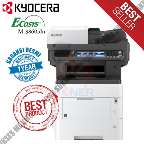 *Sale!* Kyocera Ecosys M3860Idn A4 Mono Laser Mfp Printer+Wty 60Ppm 1102X93As0 Printer Multi