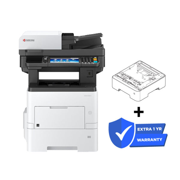 *Sale!* Kyocera M3860Idn + Extra Pf-3110 Paper Tray + Bonus: Eco064 Extended Warranty Bundle Laser