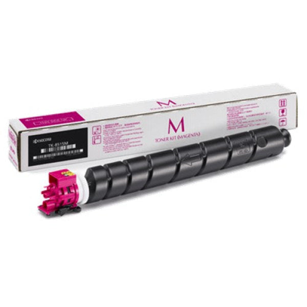 KYOCERA TK-8519M MAGENTA TONER 20K FOR TASKALFA 5052CI/6052CI DAMAGED CARTON TK-8519M-RET