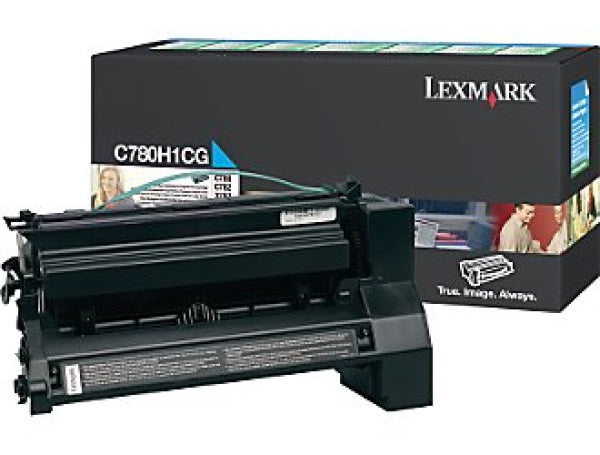 Lexmark Genuine C780H1CG Cyan Prebatetoner Yield 10000 Pages For C780 C780H1CG