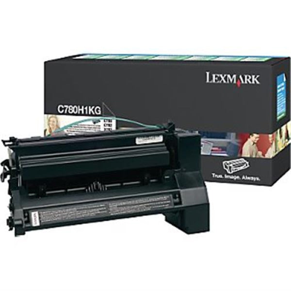 Lexmark Genuine C780H1KG Black Prebate Toner Yield 10000 Pages For C780 Damaged Packaging C780H1KG-RET