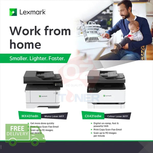 *Sale!* Lexmark Mx431Adw A4 Mono Laser Mfp Printer P/N:29S0534 (Rrp$900.90) Multi Function