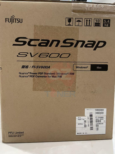 *Sale!* Ricoh/Fujitsu Scansnap Sv600 Contactless A3 Size Overhead Document Scanner