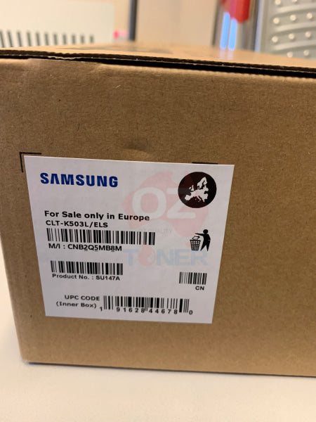 Set Samsung Genuine Clt-K503L Clt-C503L Clt-M503L Clt-Y503L For C3010Nd C3060Fr Cartridge - Toner