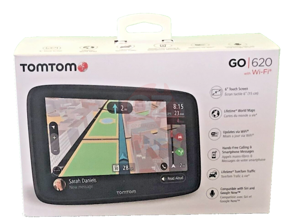 *Sale!* Tomtom Go 620 6’ Wifi Gps Navigation System Lifetime World Map/ Speed Cam [4Pn60]