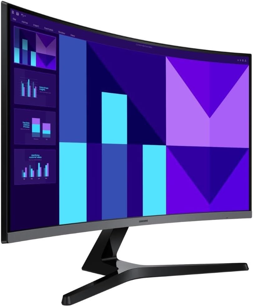 Samsung 27" Curved LED Professional Monitor VA Panel FHD 1920 x 1080p 100Hz [LS27D390GAEXXY]