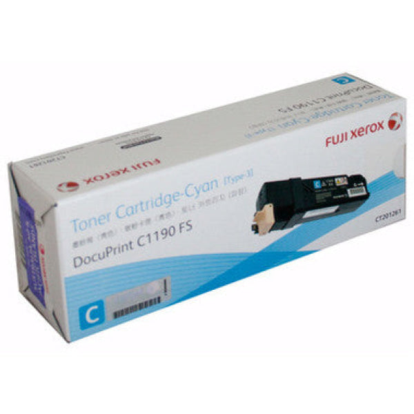 *Special!* 1X Genuine Fuji Xerox Docuprint C1190 C1190Fs Cyan Toner Cartridge (3K) Ct201261 -