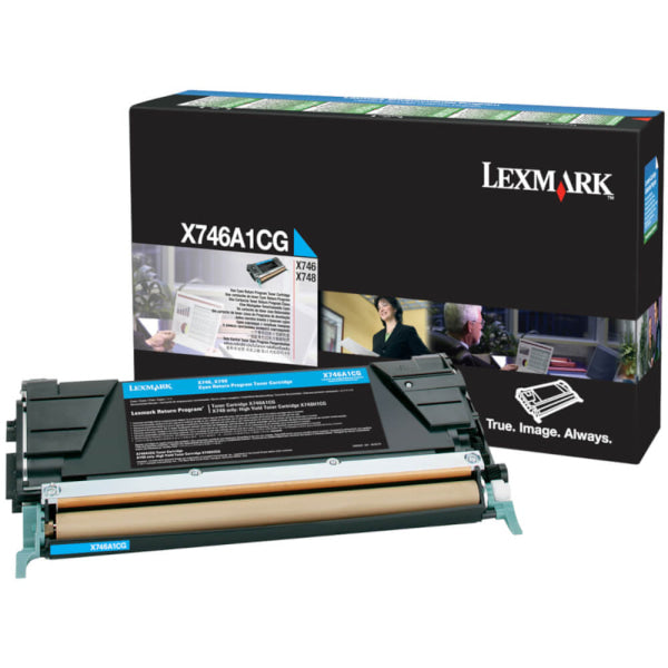 *Special!* Lexmark Genuine X746A1Cg Cyan Return Program Toner Cartridge For X746De/X748De (7K) -