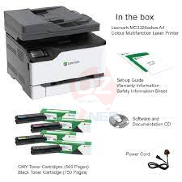 Lexmark Go-Line Mc3326Adwe A4 Color Laser Mfp Printer 24Ppm P/N:40N9265 (Rrp$598) Colour Multi