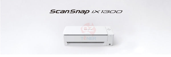 Fujitsu Scansnap Ix1300 Compact A4 Document Wi-Fi Scanner 30Ppm Usb3.2 (White) Scanner