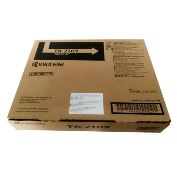 Kyocera Genuine Tk-7109 Black Toner Cartridge For Taskalfa 3010I 20K [Tk7109K] -