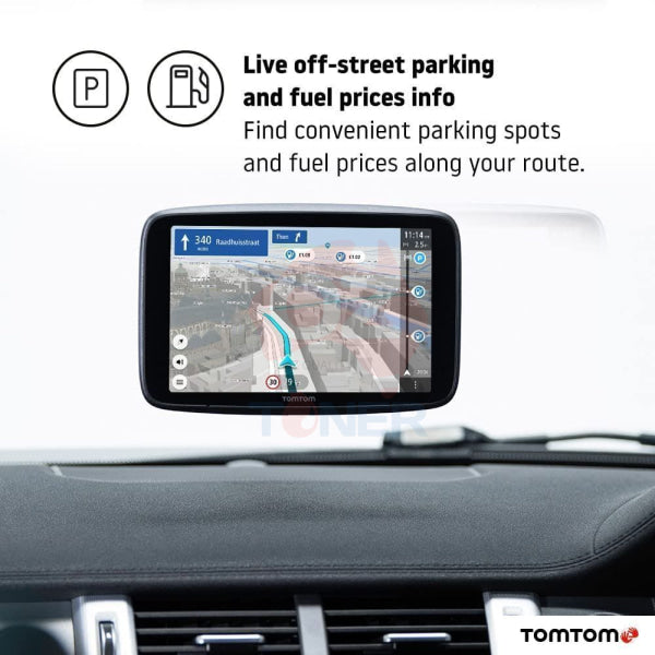 Tomtom Car Sat Go Discover 5 Wifi Gps Navigation System+Hands Free Calling+World Maps+Update